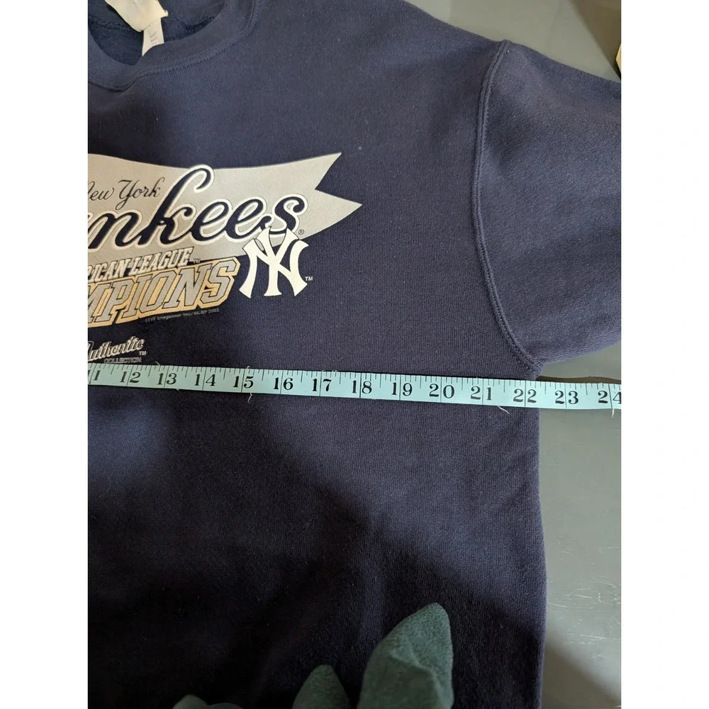 Vintage Lee Y2K 2003 New York Yankees‎ Championship Crewneck Sweatshirt Men's